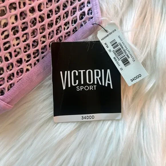 Victoria’s Secret Layer Fishnet Sports Bra 34DDD - Picture 3 of 8